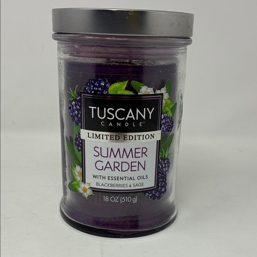 Summer Garden Purple Candle Limited Edition 18oz